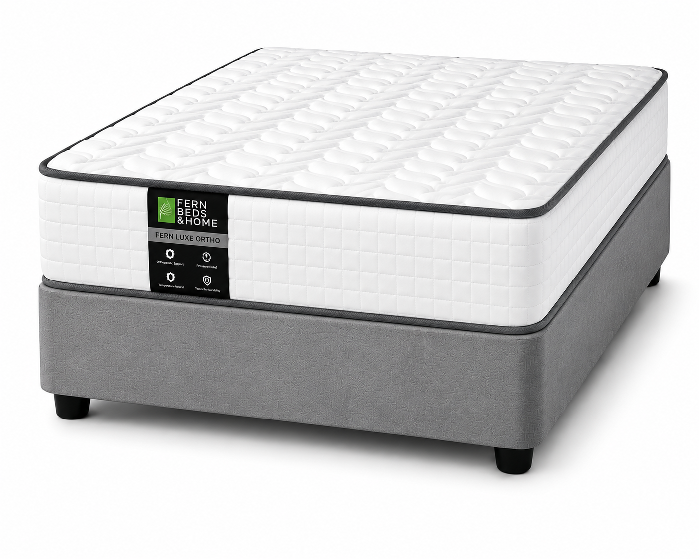 Fern Luxe Orthopaedic Mattress- Firm Bonnel spring mattress. From R1,999. 5-Year Warranty. Free JHB Delivery. In Stock