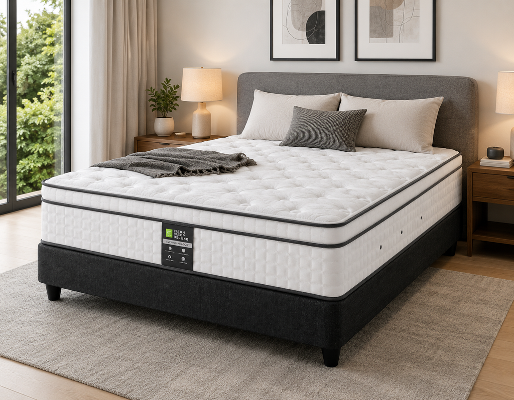 Luxury Hybrid Comfort with Plush Pillow Top Support