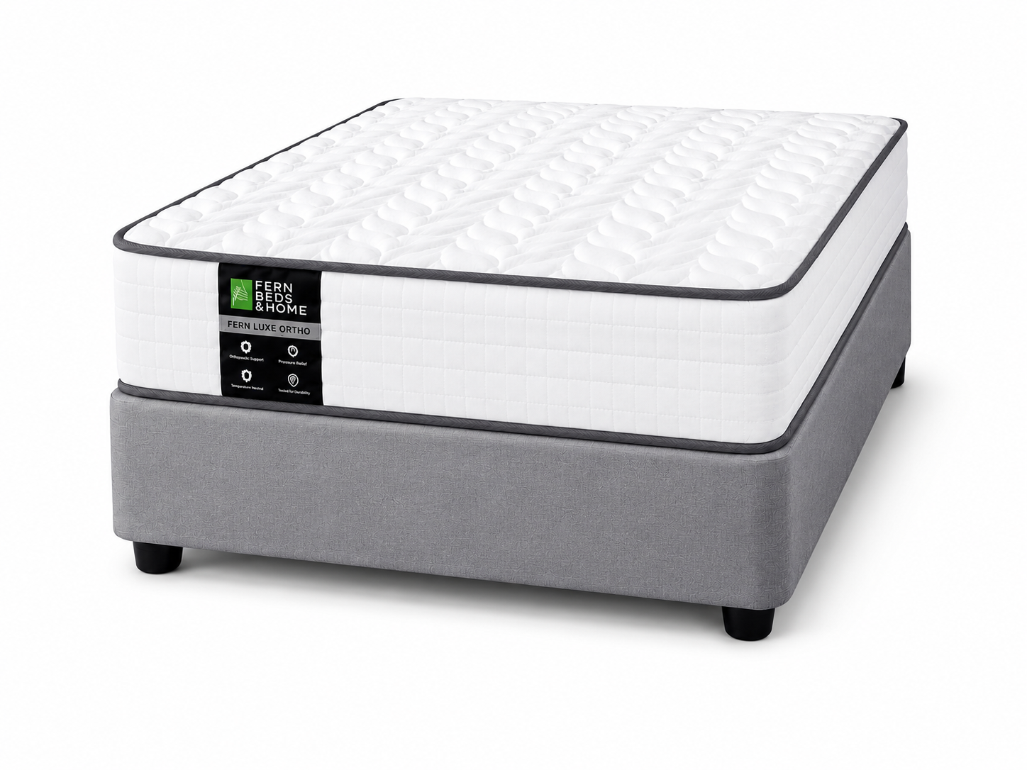 Fern Luxe Orthopaedic Mattress- Firm Bonnel spring mattress. From R1,999. 5-Year Warranty. Free JHB Delivery. In Stock