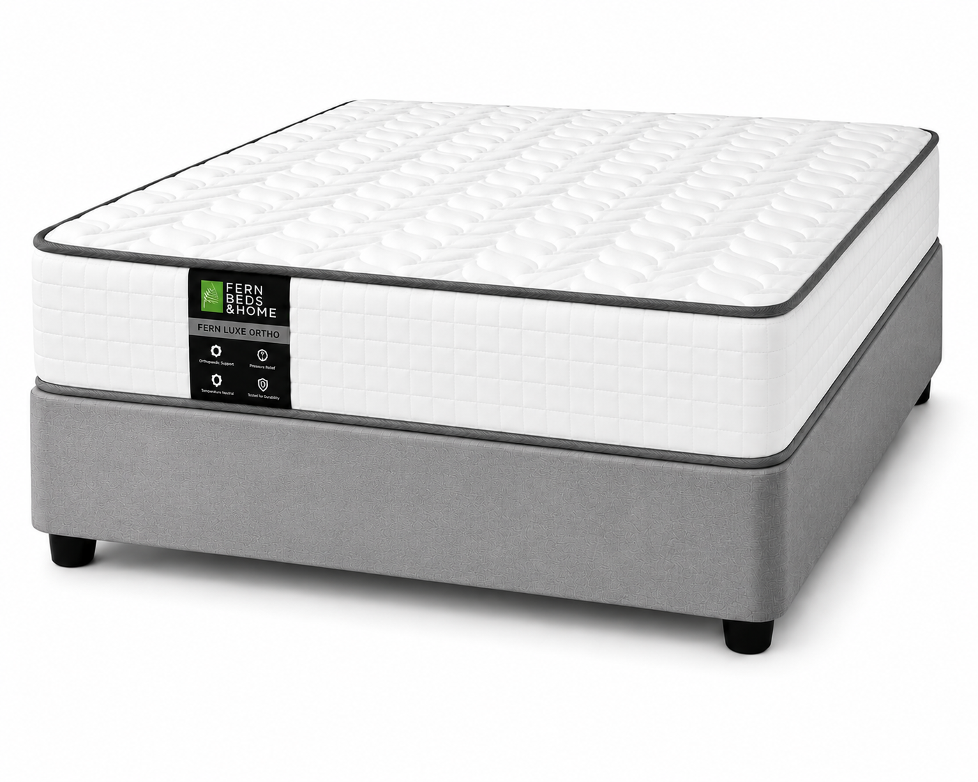 Fern Luxe Orthopaedic Mattress- Firm Bonnel spring mattress. From R1,999. 5-Year Warranty. Free JHB Delivery. In Stock